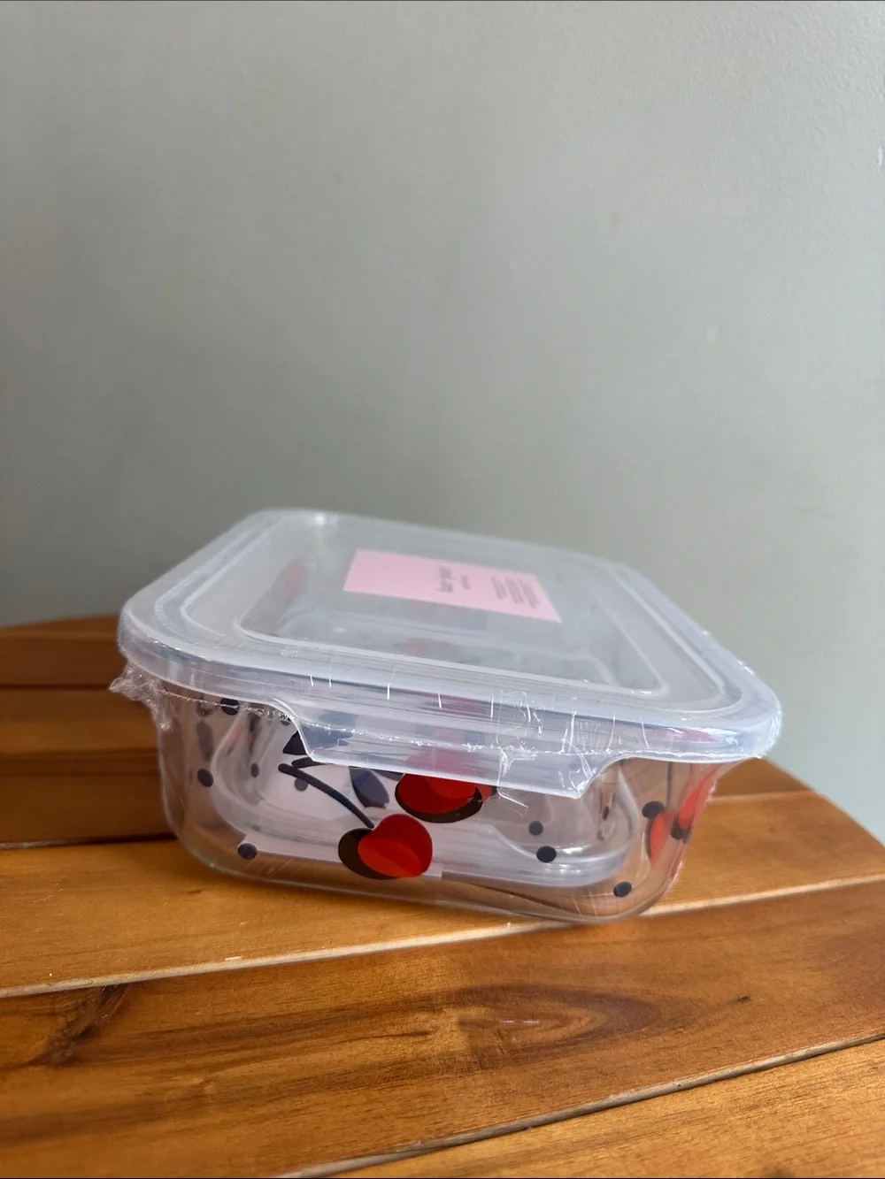 Nwt Kate spade vintage cherry dot rectangular food storage containers